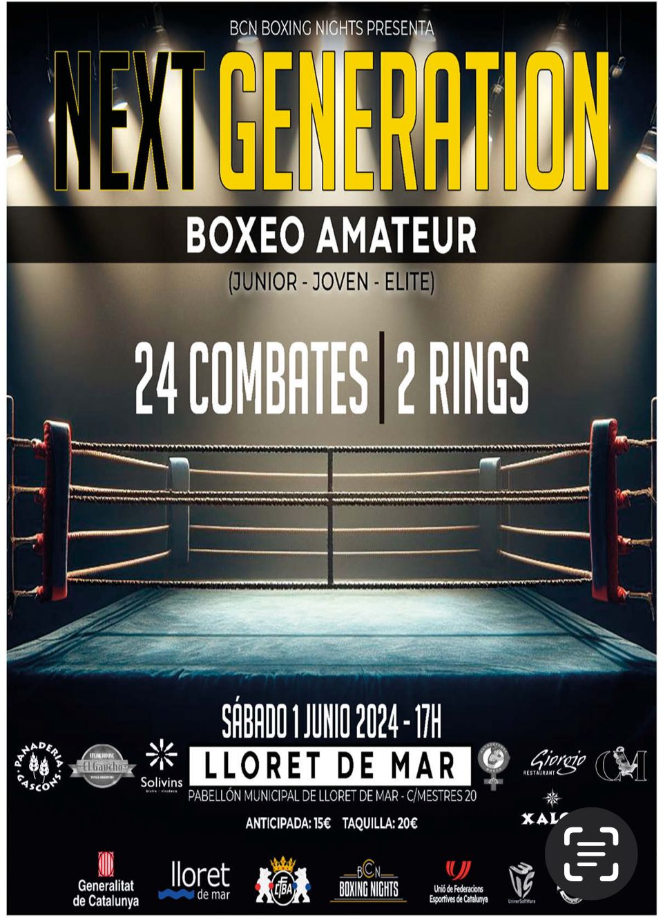 Cartel VETLLADA LLORET DE MAR 1 DE JUNY 2024