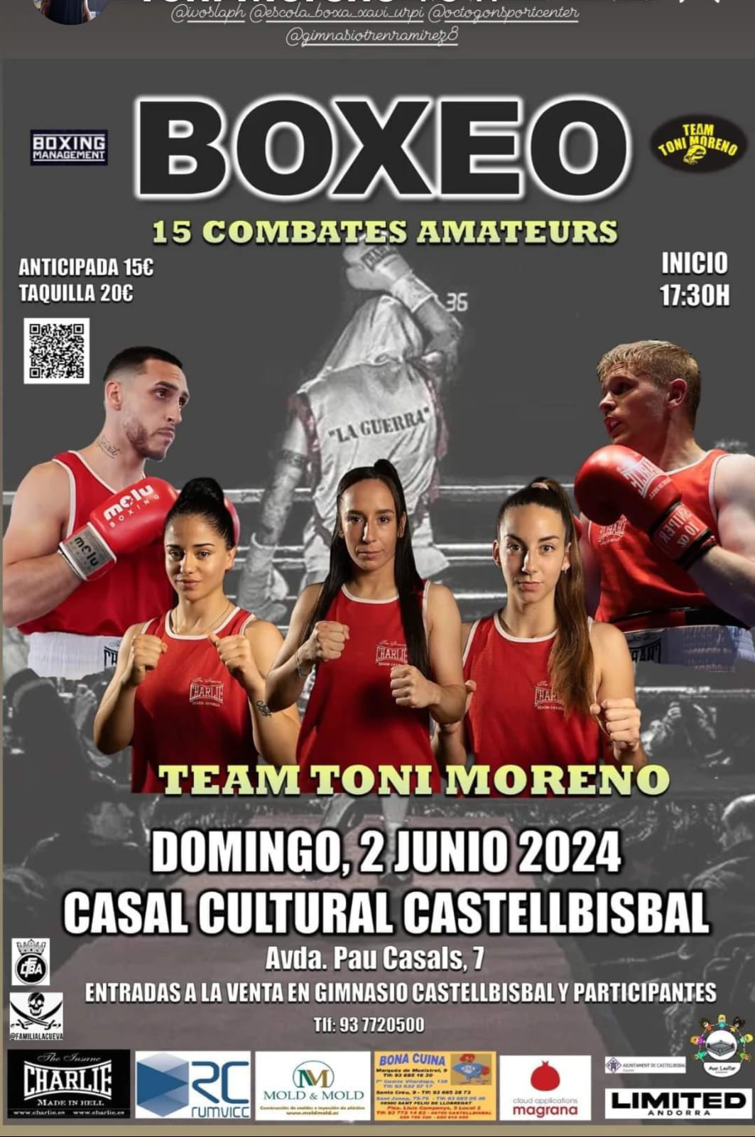 Cartel VETLLADA CASTELLBISBAL 2 DE JUNY 2024